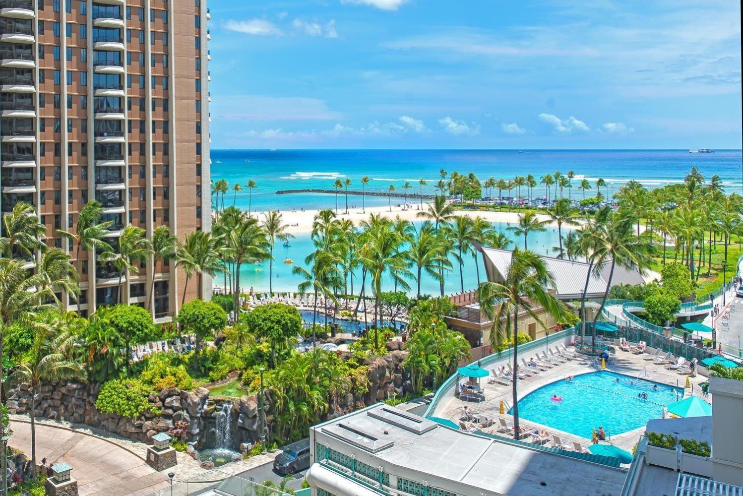 Ilikai Tower One Bedroom Lagoon View Waikiki Condos With Lanai & Free Wifi Honolulu Zimmer foto