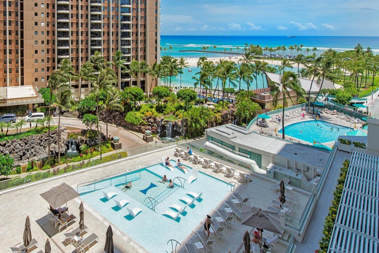 Ilikai Tower One Bedroom Lagoon View Waikiki Condos With Lanai & Free Wifi Honolulu Zimmer foto