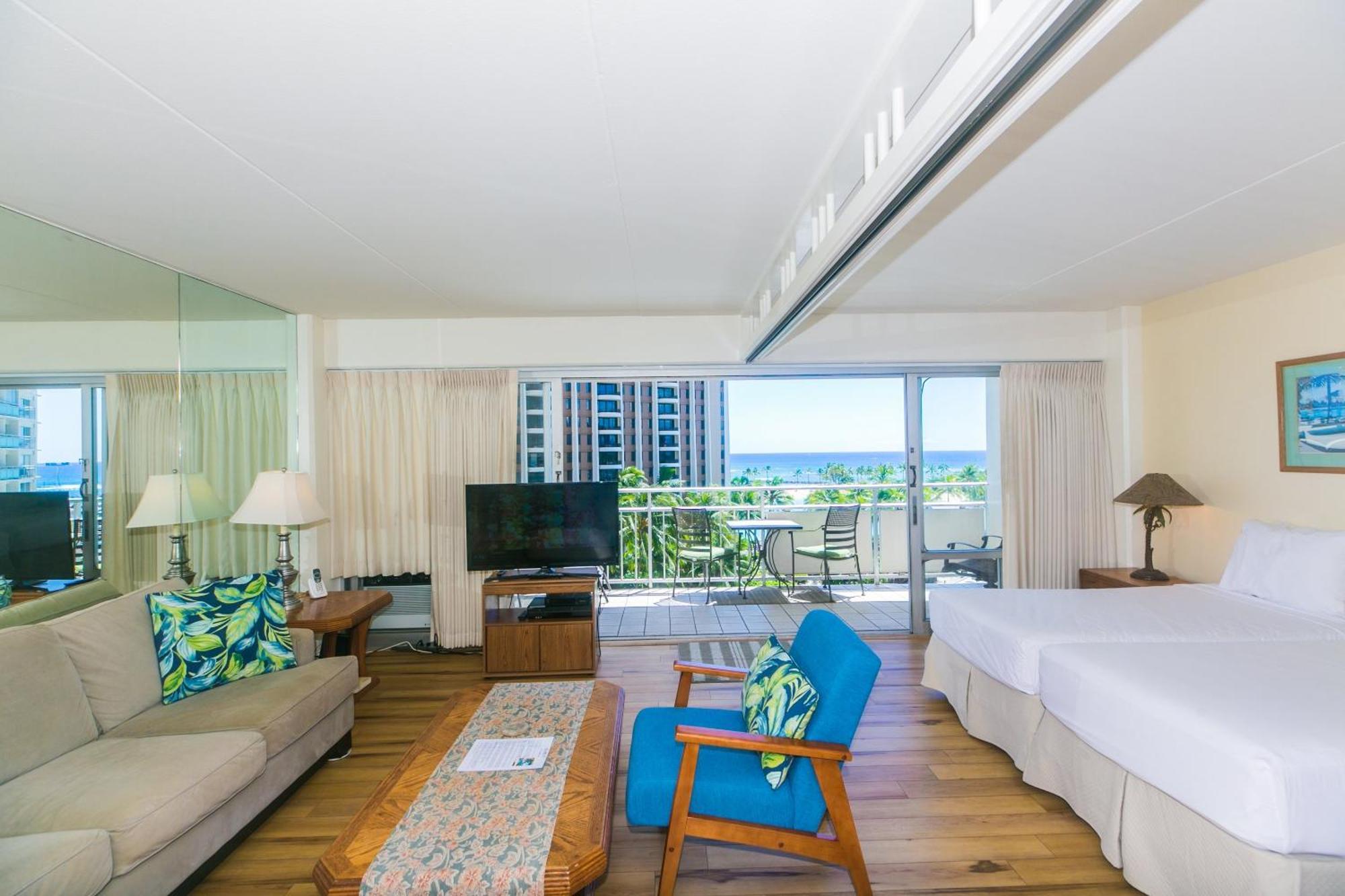 Ilikai Tower One Bedroom Lagoon View Waikiki Condos With Lanai & Free Wifi Honolulu Zimmer foto